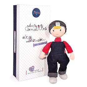 Poupée en tissu Jolijou Faustin 36 cm, Doudou Jolijou Paris