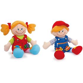 Poupées avec fermetures Klara et Marcel