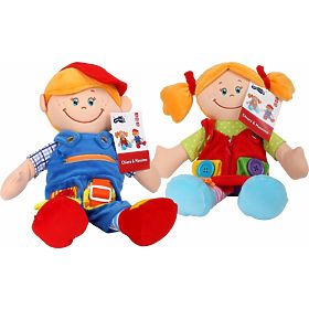 Poupées avec fermetures Klara et Marcel