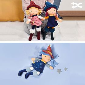 Poupées en tissu Sorcières Jolijou 24 cm