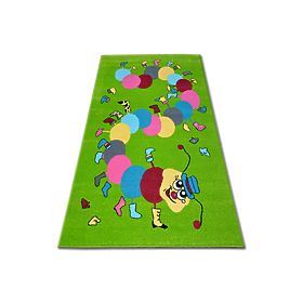 Pour enfants tapis FUNKY TOP chenille vert, F.H.Kabis