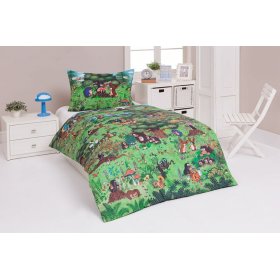 Literie pour enfants Matějovský - Taupe dans la forêt