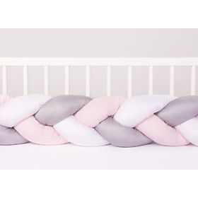 Protecteur tricoté pour berceau Rose 200 cm, Babymatex