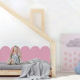 Protection murale en mousse - Panneaux roses