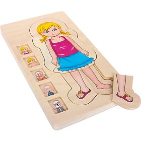 Puzzle d'anatomie en bois Small Foot, small foot