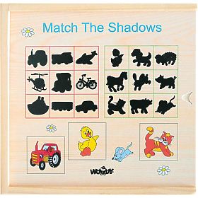 Puzzle d'assemblage trouve l'ombre, Woodyland Woody