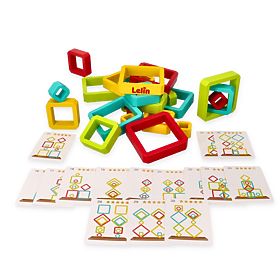 Puzzle d'équilibre géométrique