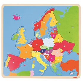 Puzzle éducatif Carte de l'Europe - puzzle en bois