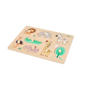 Puzzle en bois avec poignées Safari