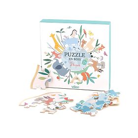 Puzzle en bois - le monde