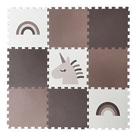 Puzzle en mousse 9 pièces - licorne et arc-en-ciel, VYLEN