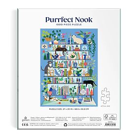 Puzzle Galison Bibliothèque de Chats 1000 pièces, Galison