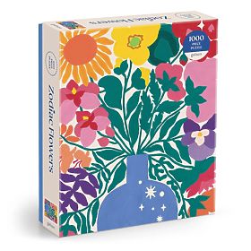 Puzzle Galison Fleurs du Zodiaque 1000 pièces