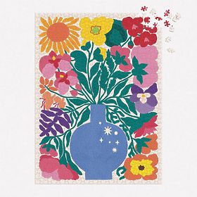 Puzzle Galison Fleurs du Zodiaque 1000 pièces