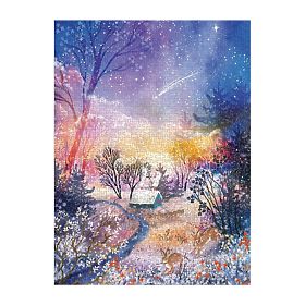 Puzzle Galison Paysage Enneigé Magique 1000 Pièces, Galison