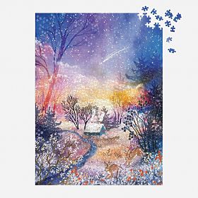 Puzzle Galison Paysage Enneigé Magique 1000 Pièces