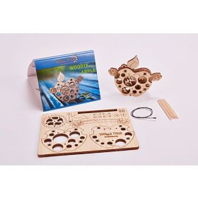 Puzzle mécanique pomme avec ver
