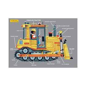 Puzzle Mudpuppy Bulldozer 48 pièces