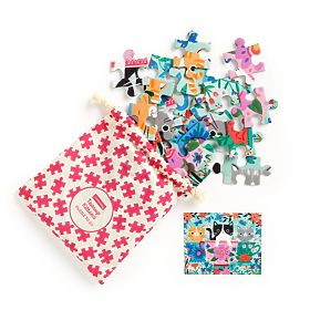 Puzzle Mudpuppy Chatons dans une tasse à thé dans un sac en tissu 36 pièces, Mudpuppy
