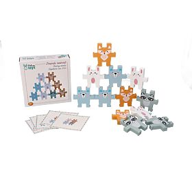 Puzzle pyramide d'animaux