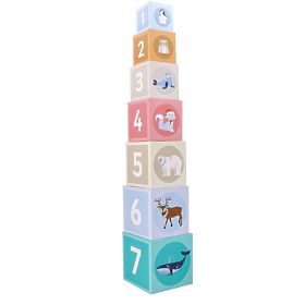 Pyramide de gobelets animaux arctiques