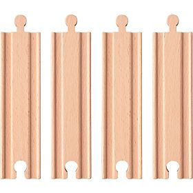 Rails moyens pour trains en bois