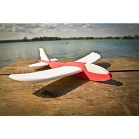 Avion de lancer FLY-POP - rouge, VYLEN