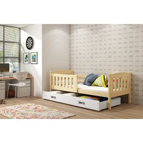 Lit enfant Exclusive, détails en graphite naturel