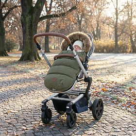 Sac poussette hiver Mouse - kaki