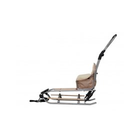 Luge pour enfants avec siège - Beige, Mikrus