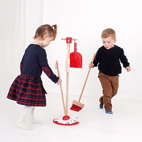 Set de jeu de nettoyage rouge Bigjigs Toys