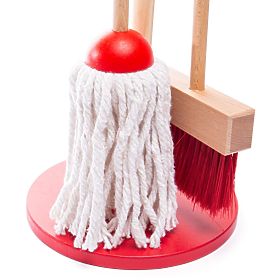 Set de jeu de nettoyage rouge Bigjigs Toys