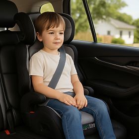 Siège auto enfant 2 en 1 i-SIZE hauteur 100-150 cm porte-gobelet ECOTOYS, EcoToys