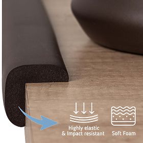 SIPO Ruban de protection pour bords de meubles, marron - 1 pièce