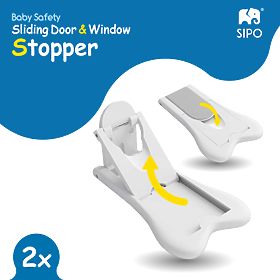 SIPO Verrouillage enfant pour portes coulissantes - 2 pcs