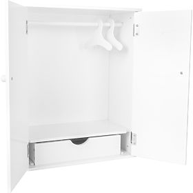 small foot Armoire pour poupées blanche