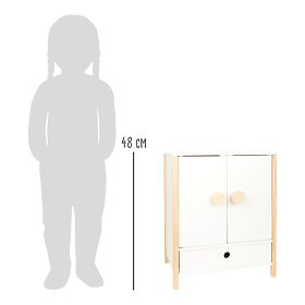 small foot Armoire pour poupées Little Button