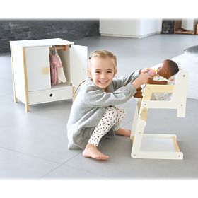 small foot Armoire pour poupées Little Button