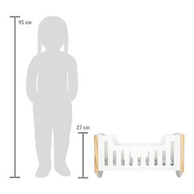 small foot Berceau en bois pour poupées Little Button