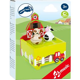 small foot Boîte à musique ferme