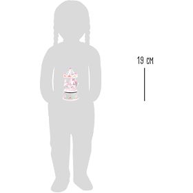 small foot Boîte à musique manège à chevaux rose, small foot