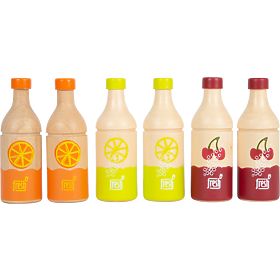 small foot Caisse avec 6 bouteilles de boissons