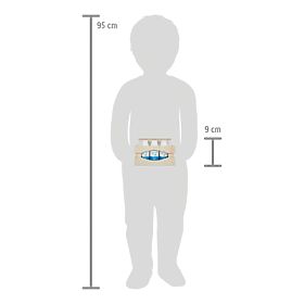 small foot Caisse en bois avec bouteilles de lait Fresh