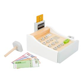 Small Foot Caisse enregistreuse en bois blanc