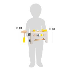 small foot Caisse à outils 2 en 1 Miniwob