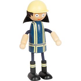 small foot Camion de pompiers en bois