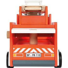 small foot Camion de pompiers en bois