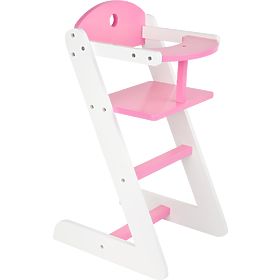 small foot Chaise haute en bois pour poupée dream