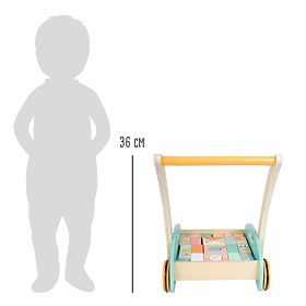 small foot Chariot avec blocs