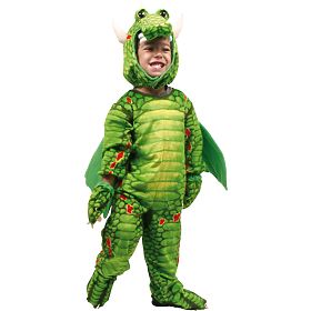 small foot Costume de dragon vert, small foot
